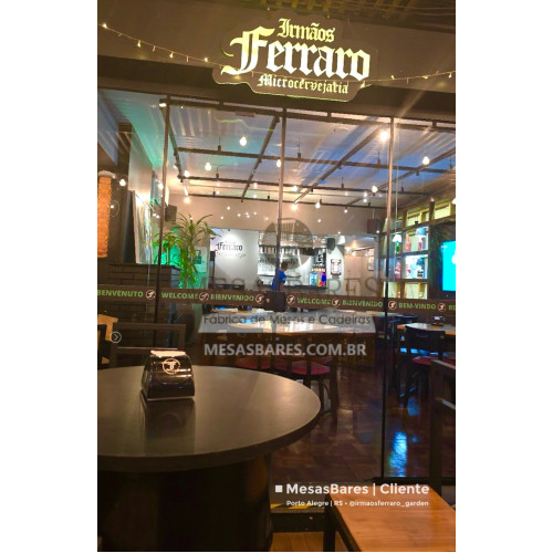 MesasBares | Cliente - Irmãos Ferraro Garden Bar - Porto Alegre - RS